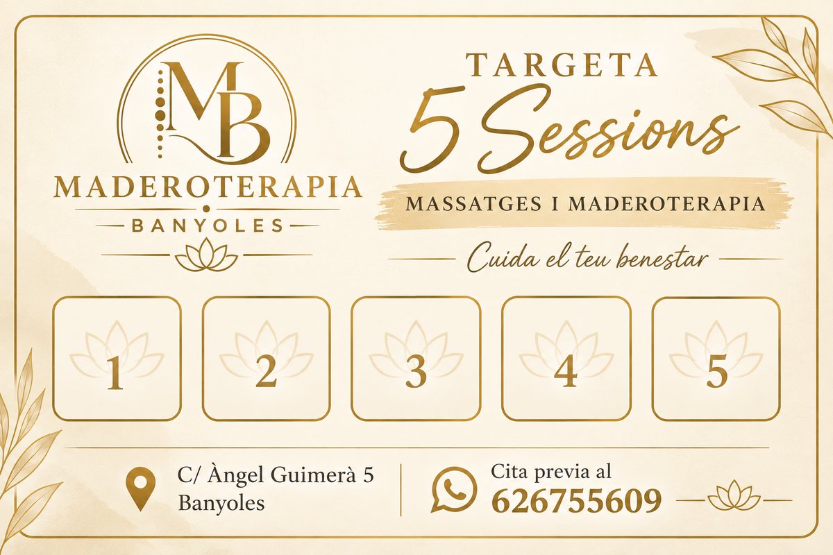 Targeta bonus 5 sessions